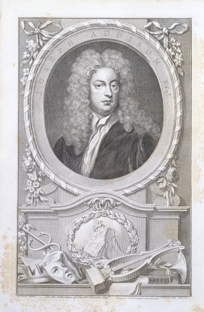 Joseph Addison, 1748 von Godfrey Kneller